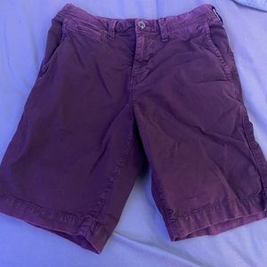 AMERICAN EAGLE Mens Maroon Shorts 26